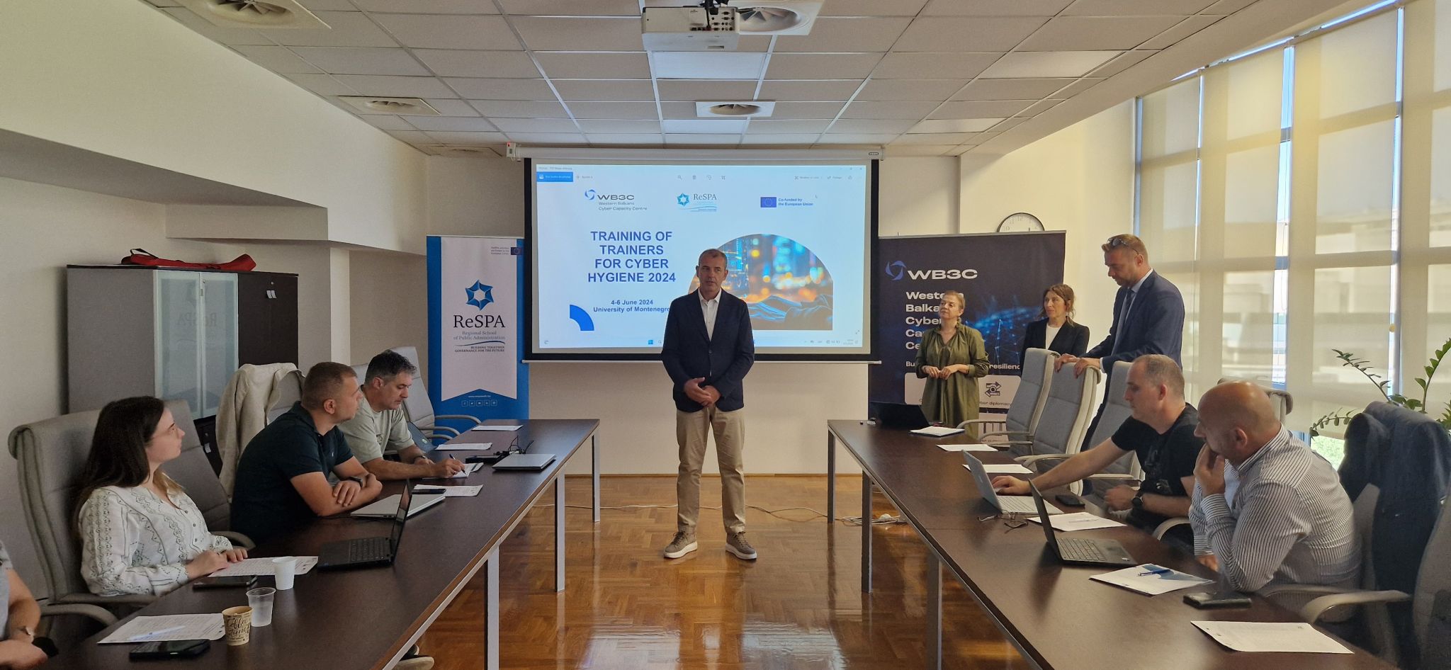 Event photo of ReSPA and the Western Balkans Cyber Capacity Development Center are enhancing
the digital security of public administrations in the Western Balkans through a three-
day cyber hygiene training program